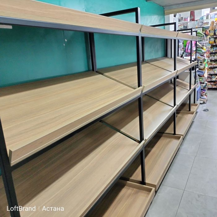 Изготовление полок для овощного магазина. Лофт