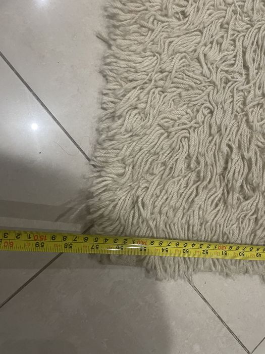 Класически килим- бял/екрю,145/200;Ikea лампи-2бр