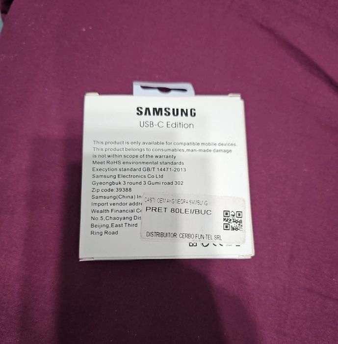 Casti samsung type c