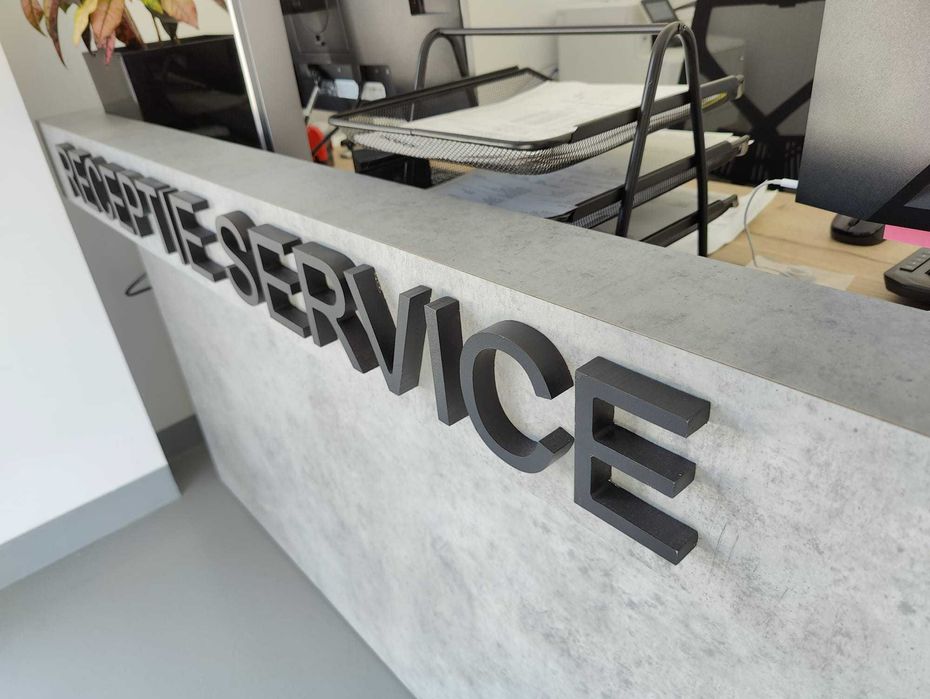 Frezare litere volumetrice din lemn, Bond, plexiglas, placaj, MDF etc