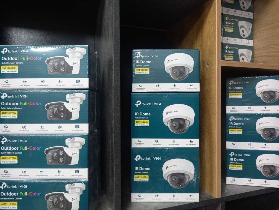 Video kuzatuv kameralar Hikvision, EZVIZ, TP-Link, Tapo, kafolat bilan