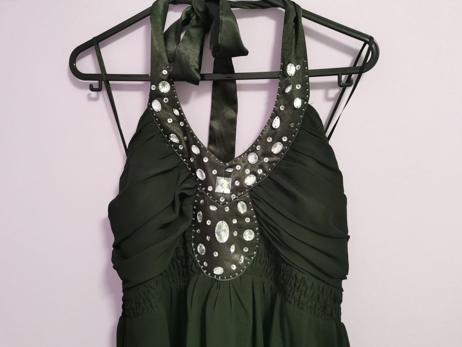 Официална черна рокля