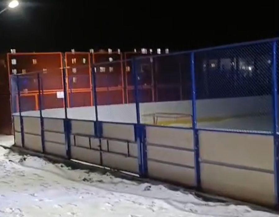 Хоккейный корт 16х28 новый