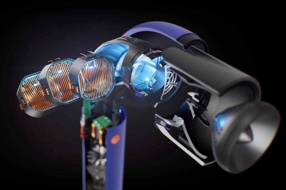 Фен Dyson Supersonic r HD18 Professional Vinca blue/Topaz