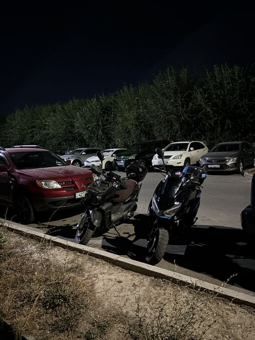 Мопед Макси на ходу