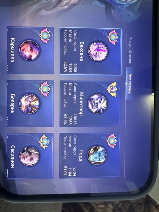 Продам акаунт mobile legend