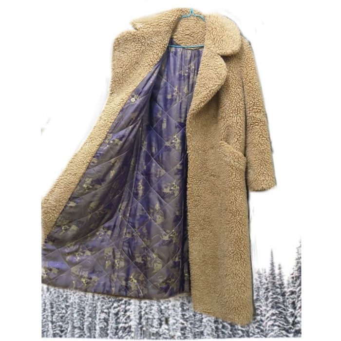 Шуба Тедди из натуральной шерсти