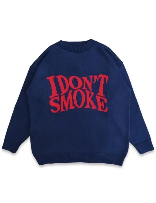 Оверсайз свитер|DON'T SMOKE