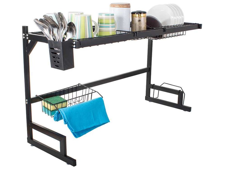 Сушилник за посуда над мивка