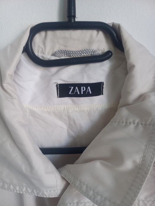 Geaca alba Zapa marime 40,100%bumbac