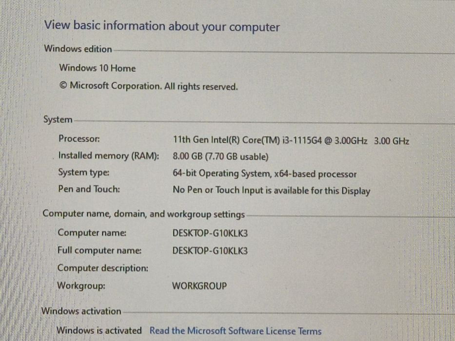 laptop Asus VivoBook X421..14' FH..i3 Gen 11..8 gb..Ssd 256