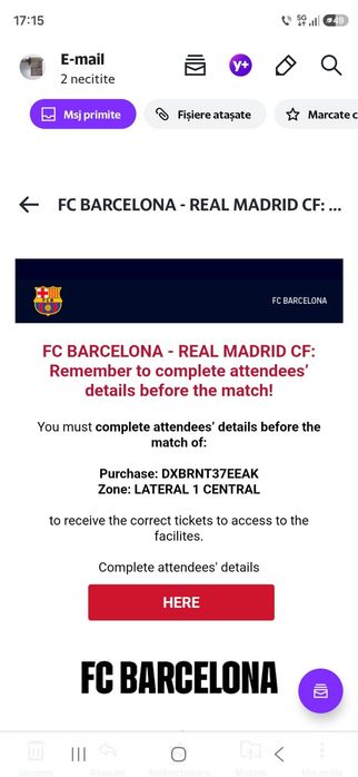 Bilete la meciul El Classico feminin in Barcelona