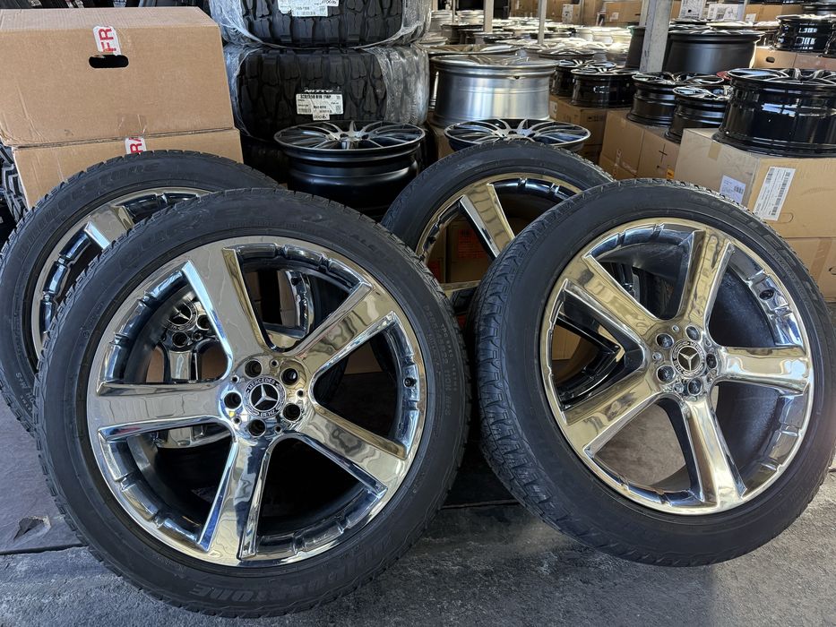 Jante cromate noi R22 5x112 pentru MERCEDES Gclass GL GLE
