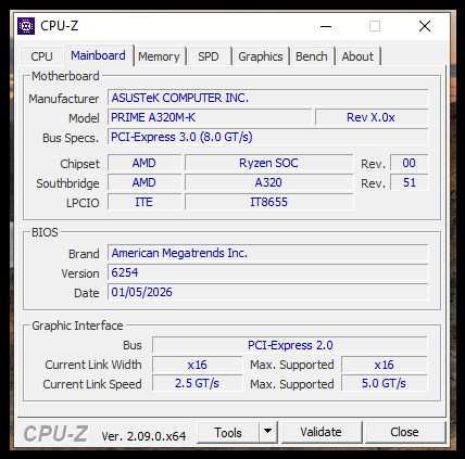 Дъно ASUS PRIME A320M-K + AMD Ryzen 5  2600+8gb ddr4