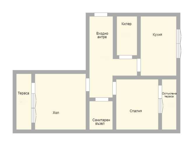 Продава се Тристаен апартамент в Търговище, Център - 68 кв.м за 938 €/кв.м - Снимка #14