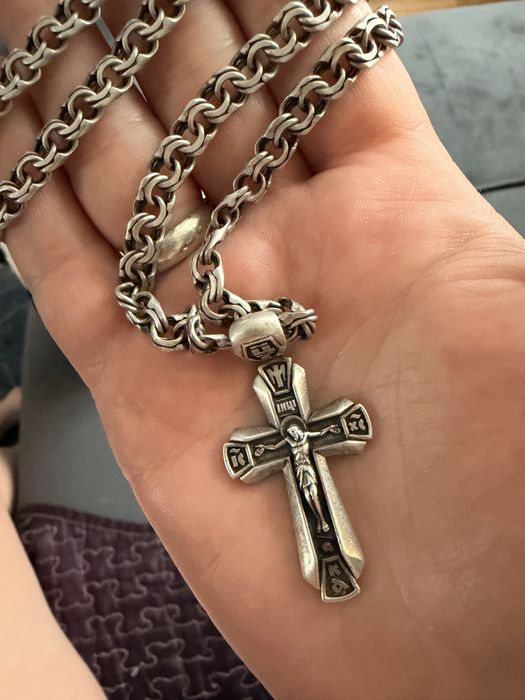 Продам цепь с крестом