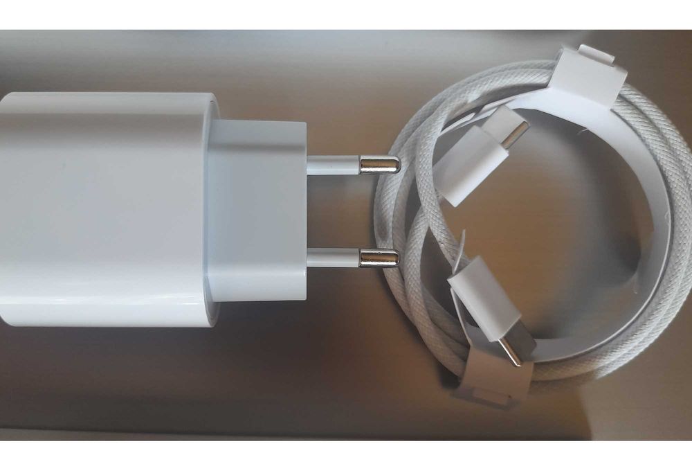 set incarcator 35w fast charge iPhone 15 16 17 Pro Max , adaptor+cablu