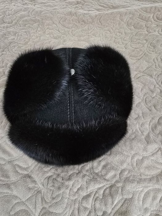 Шапка норковая, ушанка