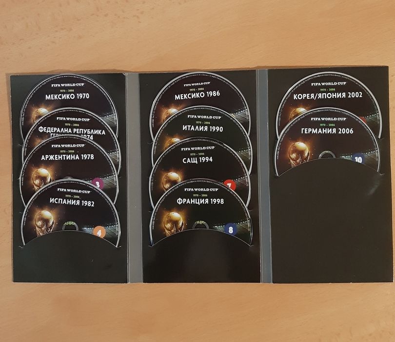 Световни първенства по фудбол  1970-2006  + подарък