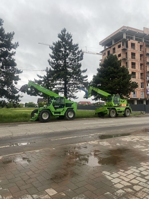 Inchiriez Merlo rotativ 24m / nacela/ cupa/ furci / troliu macara /