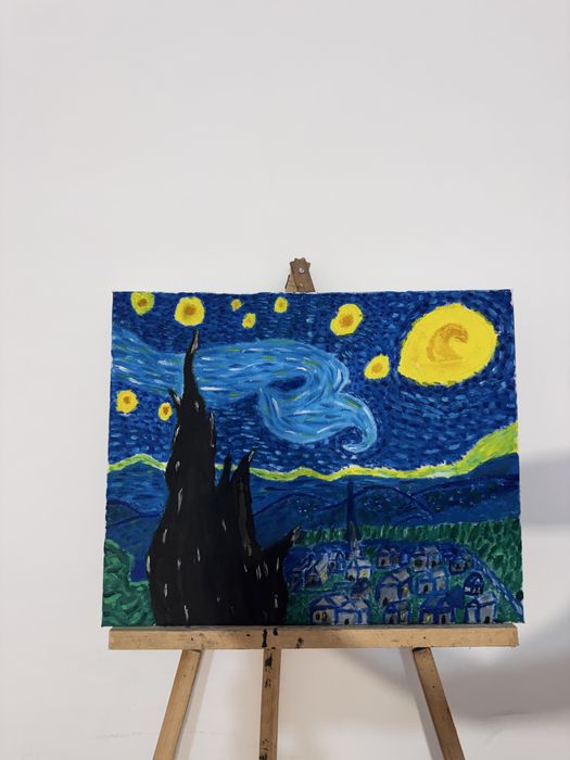 Starry Night vopsea în ulei