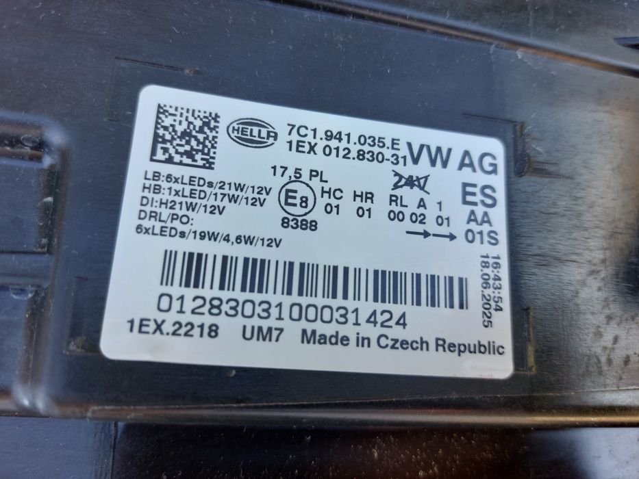 Far stanga vw crafter man tge full led cod 7c1941035e original