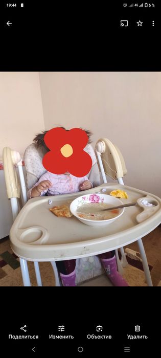 Стол для кормления и  качели 2в1