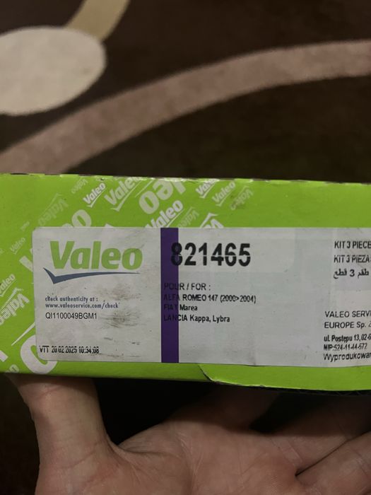 Kit ambreiaj Valeo 1.9 jtd