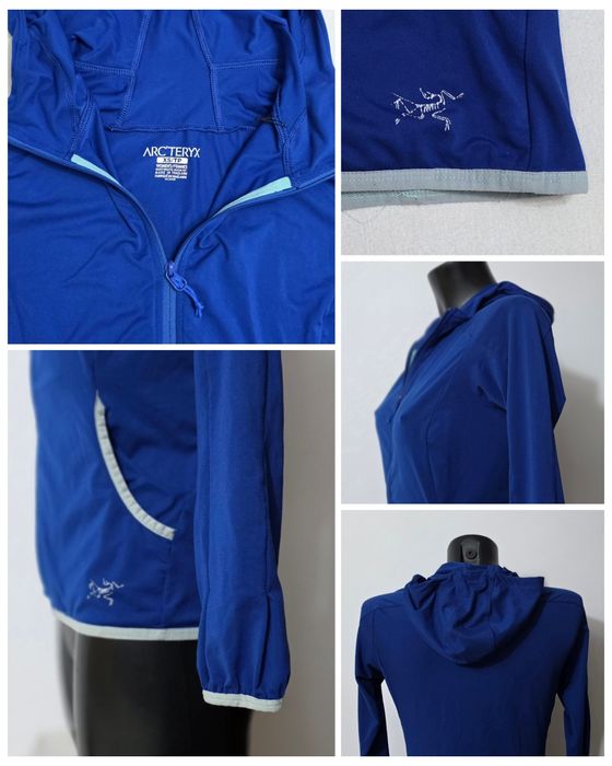 Jacheta Arcteryx Stretch, Hoodie Windstopper Outdoor, măsura XS (lady)