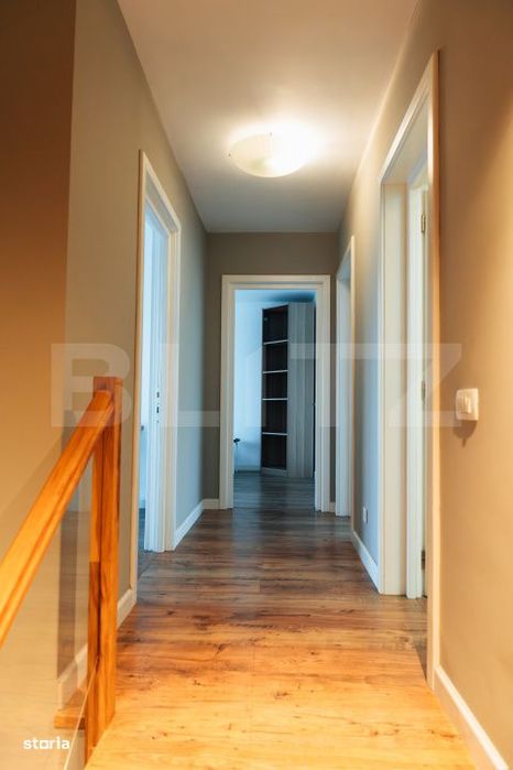 Casa individuala de inchiriat, 120 mp cu garaj si dorari moderne
