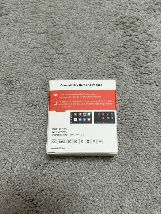Carplay/AndroidAuto USB флашка за безжично свързвае