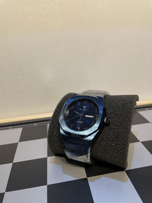 Ceas Poedagar nou, elegant, afișaj dată - oțel inoxidabil