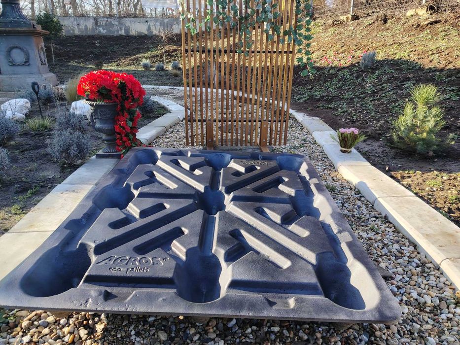 Еко палети от слънчогледова шлюпка