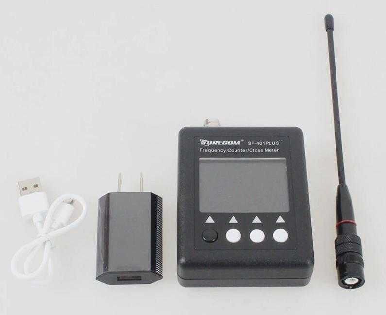 ШирокоСпектърен Честотомер Индикатор Сила Сигнал Измерва Радио Честота