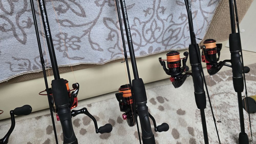 Спиннинг с катушкой в сборе готовый