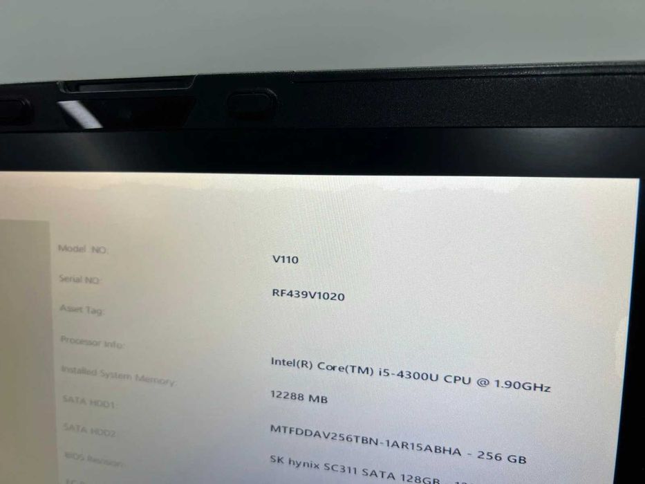 Laptop SH GETAC Fully Rugged i5-4300U SSD M2 256Gb+128 ram 12gb touch