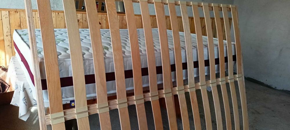 Двулицев матрак Милано лукс 144/190 + Подматрачна рамка