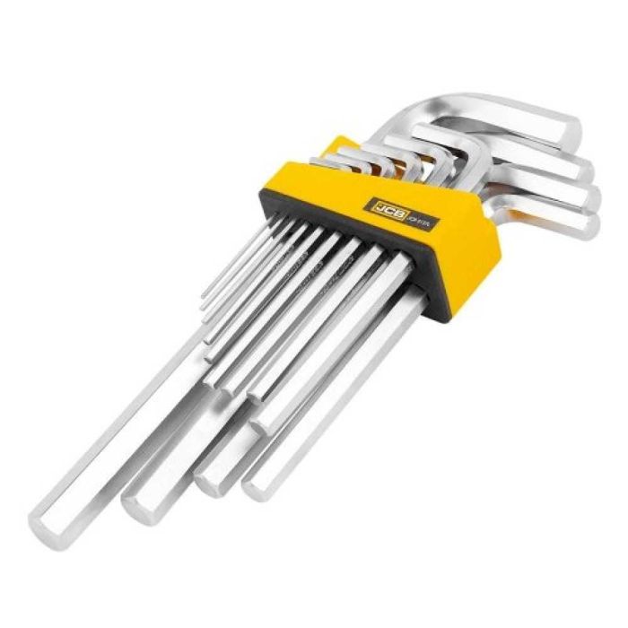 Комплект Г-образни удължени шестограми 13 части JCB