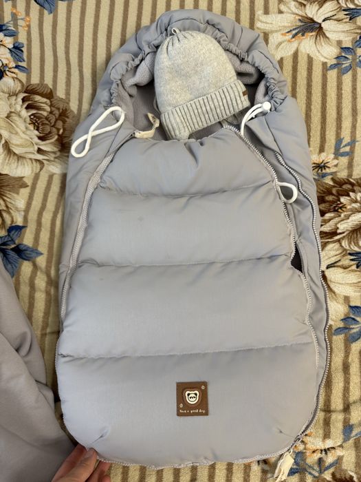 Комбинезон на выписку нейтральный свет