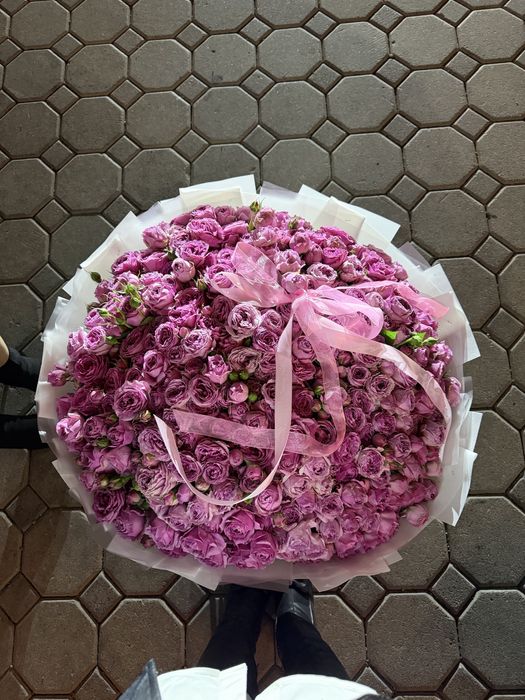 Пионовидные розы 80 шт