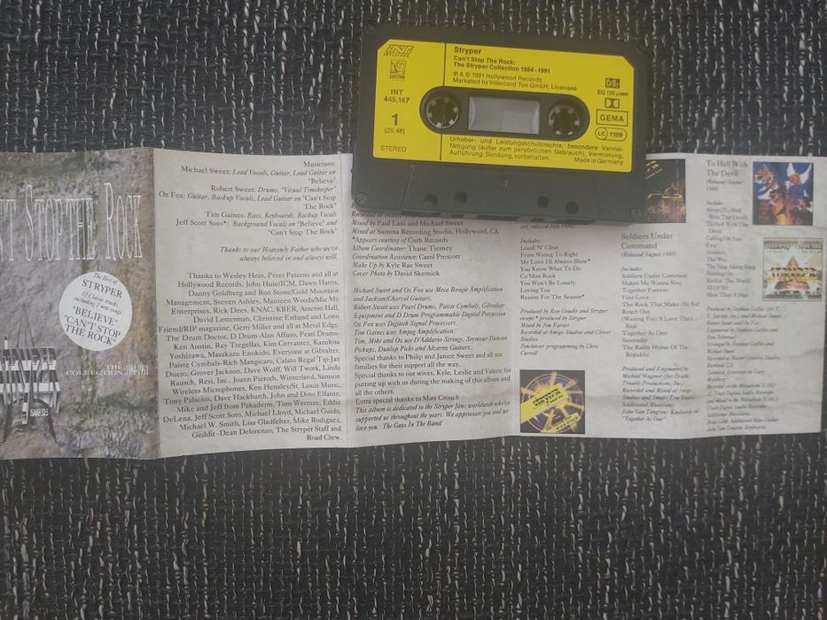 Casete audio rock originale