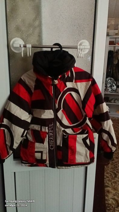 Куртка  двухсторонняя оверсайз на мальчика  можно на девочку