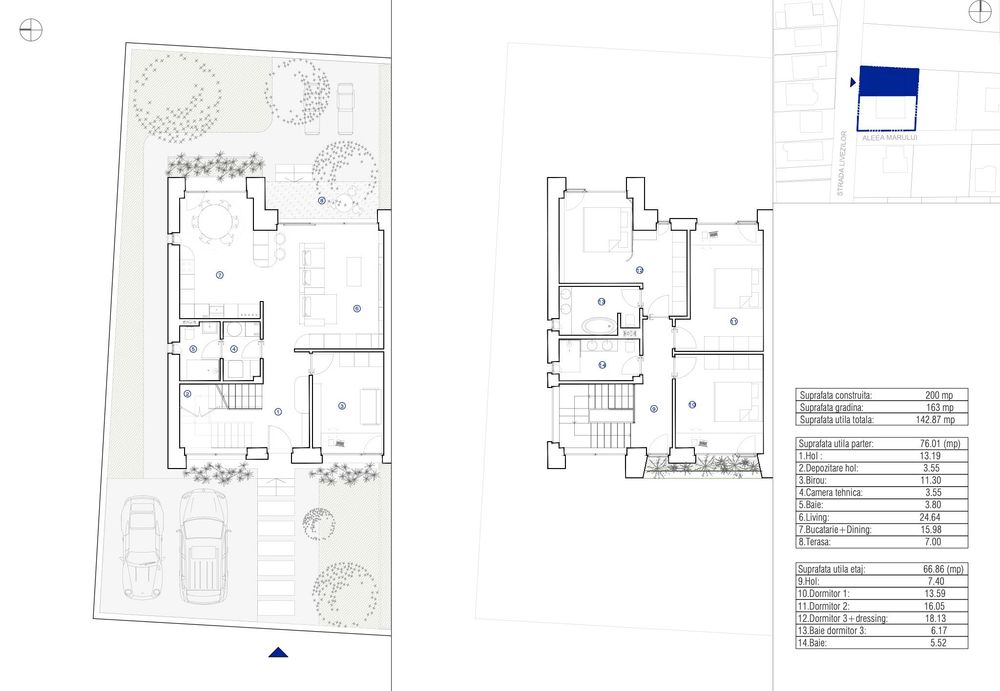 Duplex Premium de vânzare | La gri | 200 mp construiți |