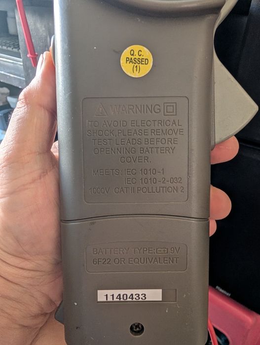 Instrument măsură clampmetru electricieni