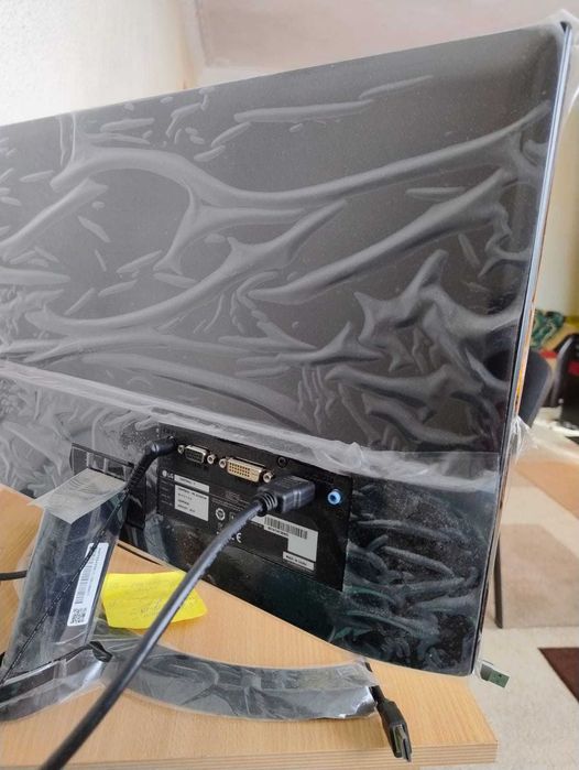 Monitor LED IPS LG 21.5", Full HD, D-Sub, DVI, HDMI, Negru, 22MP58VQ-P