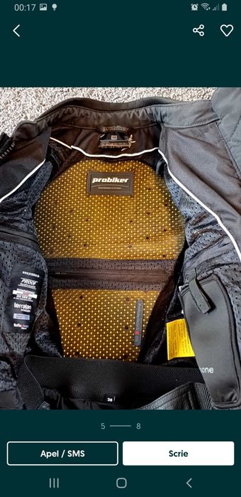 Costum moto ceaca + pantaloni cu protectii