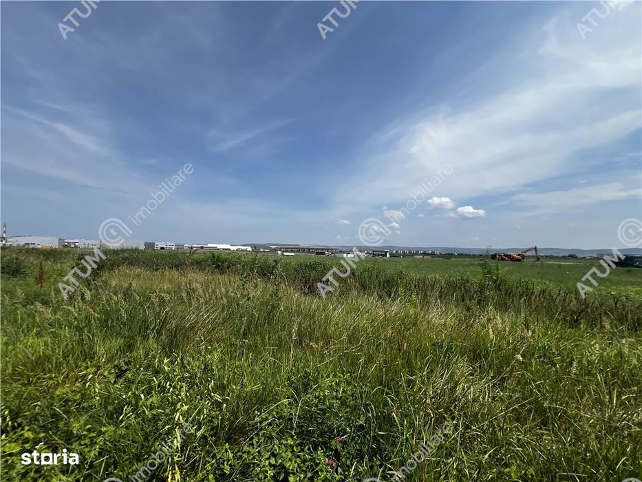 Teren intravilan de 6000 mp zona Industriala de Vest din Sibiu