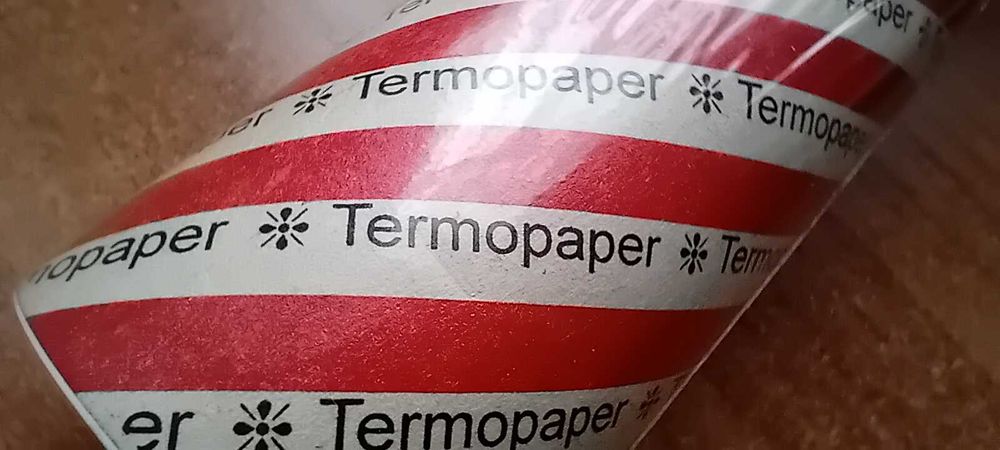 Ролка термохартия  за термопринтери.