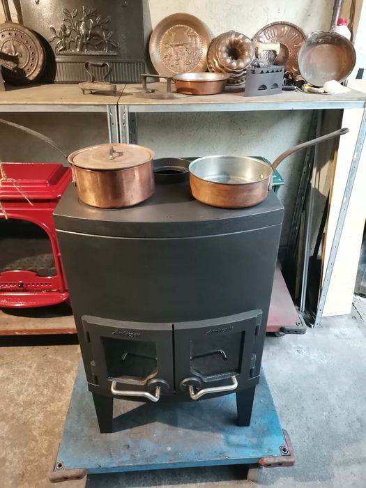 Скандинавска чугунена печка