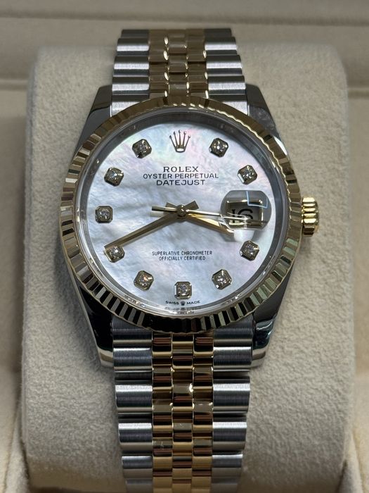 Rolex Datejust 36 Mother of Pearl Diamond Dial
